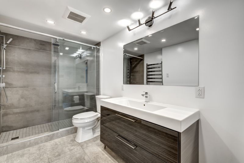 Minimalist Bathroom with Smart Fixtures