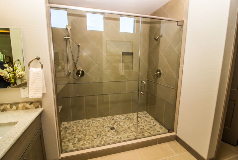 Contemporary Walk-In Shower